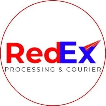RedEx Processing and Courier logo
